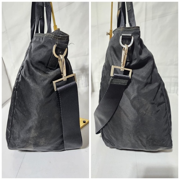 Authentic PRADA Tessuto Nylon Shopper Tote Black - Picture 6 of 13
